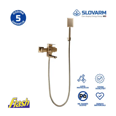 Slavina za kadu INOX – Slovarm – ZLATNA 486201