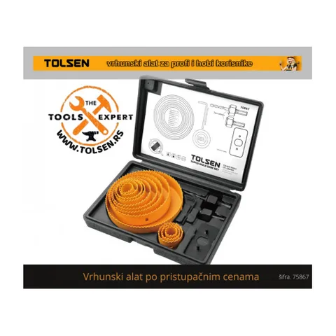 SET KRUNA ZA BUŠENJE 14/1 TOLSEN 75867