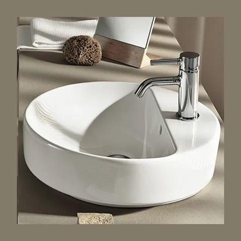 GEBERIT Nadgradni Lavabo VariForm Okrugli fi 45 cm