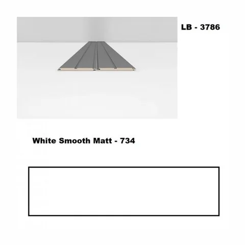 AGT Lajsna LB 3786-734Soft Touch White 12x195x2800