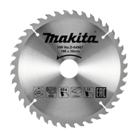 List testere 190×30 40Z MAKITA