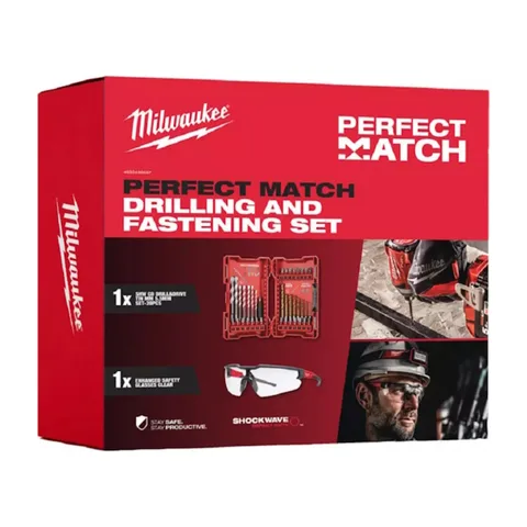 Milwaukee – Set burgija,bitovi +naočare – 4932492657