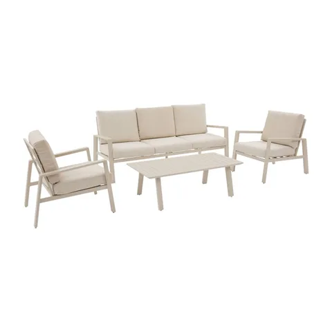 Baštenska garnitura 5S Luiziane aluminijum krem (210854A)