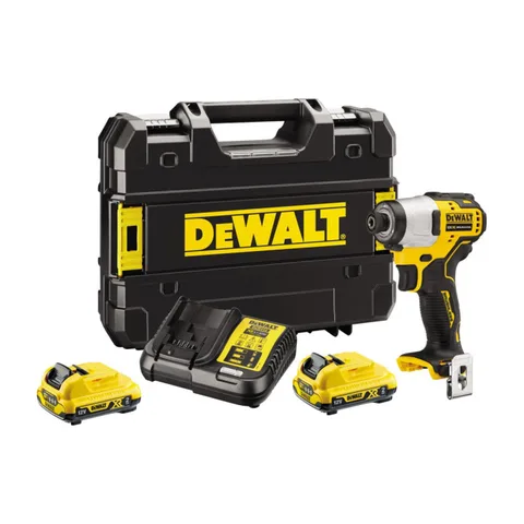 DeWALT DCF801D2 Akumulatorski Udarni Odvijač 12V BRUSHLESS sa 2 Baterije i Koferom