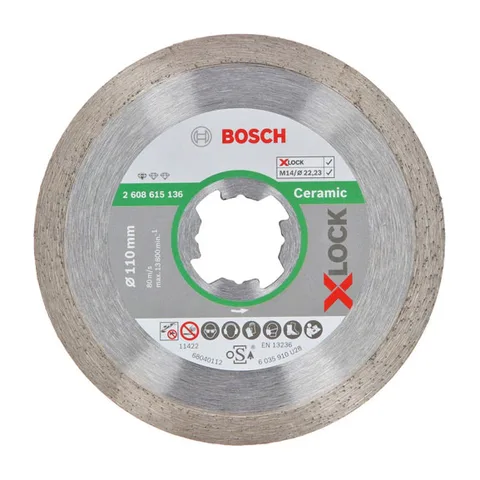 Bosch X-LOCK dijamantska rezna ploča 2608615136