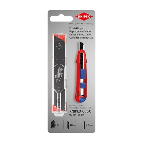 KNIPEX – Nožići za CutiX® univerzalni skalpel 18mm, 10 komada – 90 10 165 E02