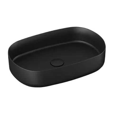 Infinity nadgradni lavabo 55cm matt black