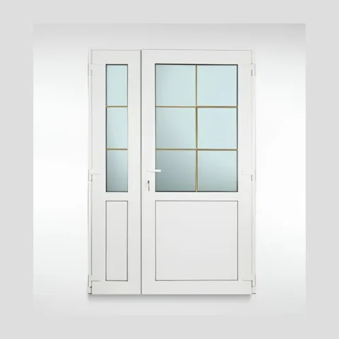 Rehau ulazna PVC vrata dvokrilna 160×210