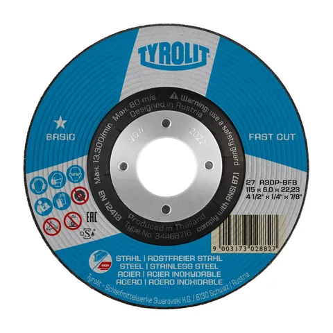 Tyrolit – Brusna ploča 178x6x22,23mm – 34468719
