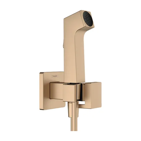 Hansgrohe bideta e higijenski tuš ecosmart+ set sa priključkom držačem ručice i crevom 125cm brushed bronze 29233140