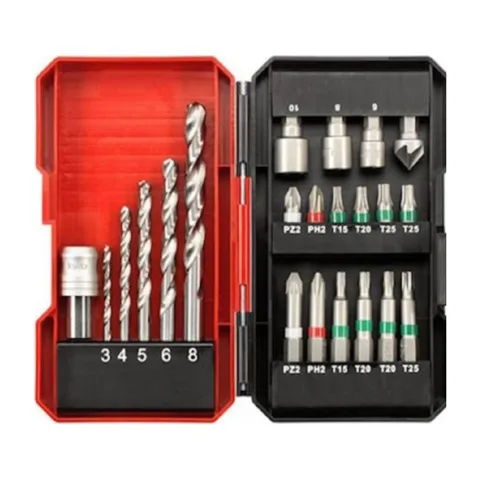 22-delni set S-Box burgija i bitova, 1/4″