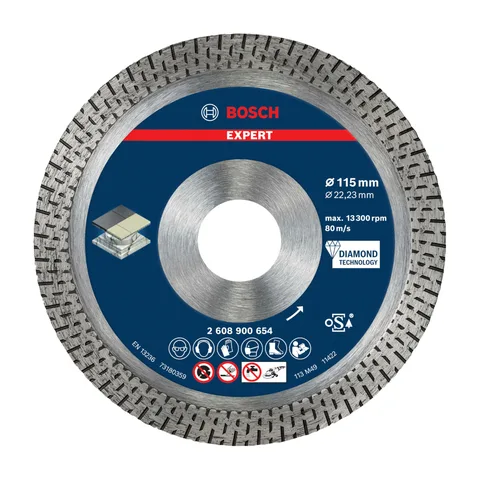 Bosch – EXPERT HardCeramic dijamantska rezna ploča Ø115 mm, 22,23 mm – 2608900654