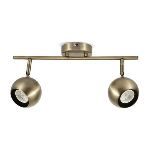 LAMBARIO-2XGU10-MAX7W-NICKELCELING LIGHTING FIXTURE