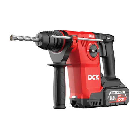 DCK – Aku bušilica za beton, SDS-Plus, sa 2×6.0Ah baterije i punjačem, 20V – KRH20V-26H2K
