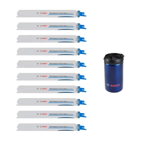 Bosch – PRO set listova za recipročnu testeru, 10 kom + izotermska šolja – 0615997675
