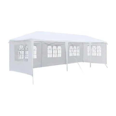 Tenda 3x9m sa bočnim stranama-bela
