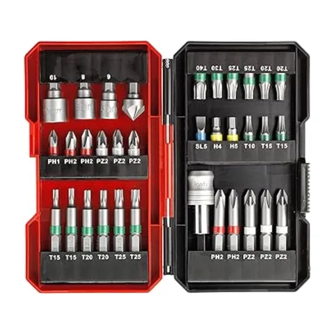 EINHELL – Set adaptera i bitova 1/4″ S-Box, by KWB, 34 kom. – 49108801
