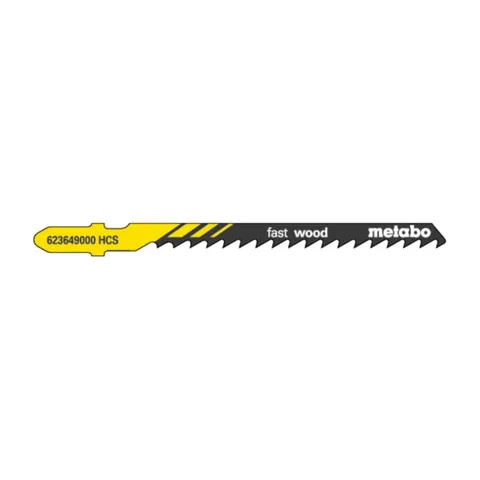 Metabo – Listovi za ubodnu testeru Fast Wood 74/4,0 mm, 5 komada – 623649000