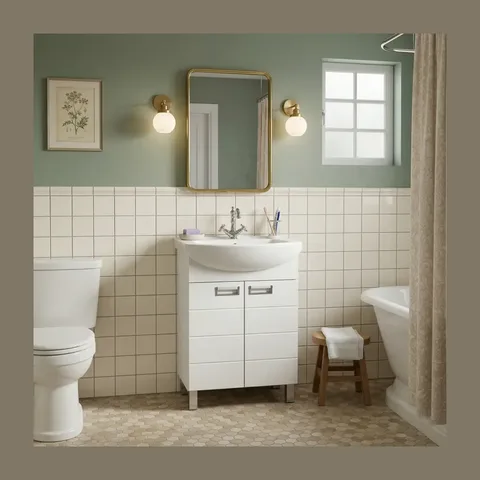 Lavabo sa ormarićem QVADRO 65cm Keramika Đorđević