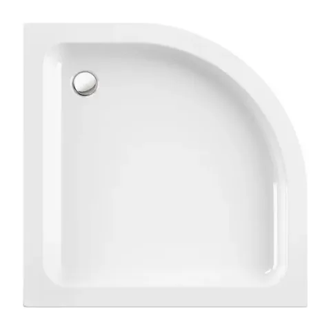Aquaestil Lonja R80 polukružna tuš kada sa oblogom 80×80 cm bela akrilna (6070040)