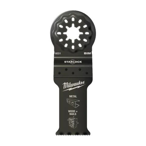 Milwaukee – Set višenamenskih Bi-metalna sečiva za uranjanje za drvo sa ekserima, 28 x 47 mm, 50 kom – 48906531