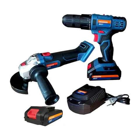 WORKERS BEST Komplet akumulatorskih mašina 4 komada VB-18V BSB+VIS+SL2+AP4 CPF WBS1276213