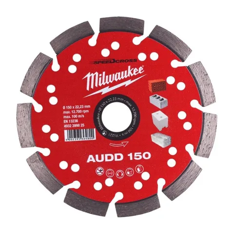 Milwaukee – Dijamantski rezni disk AUDD 150 x 22,23 Speedcross – 4932399825