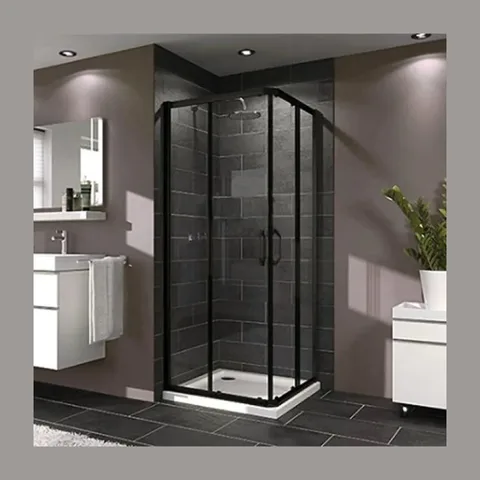 KABINA 100X100 HUPPE BLACK X1