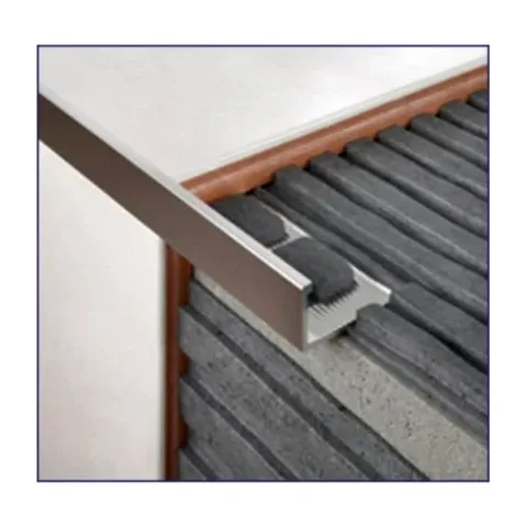 Aluminijumska završna lajsna P6-00 srebrna mat