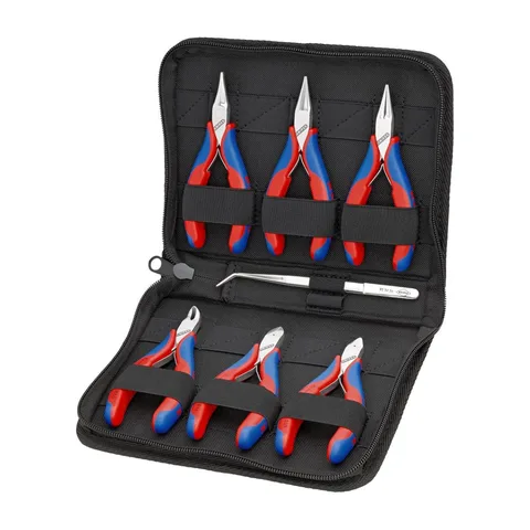 Knipex – 6-delni set preciznih klešta za elektroniku – u torbici – 00 20 16