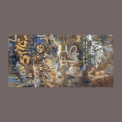 City Plaster Graffiti Multicolor 60x120cm