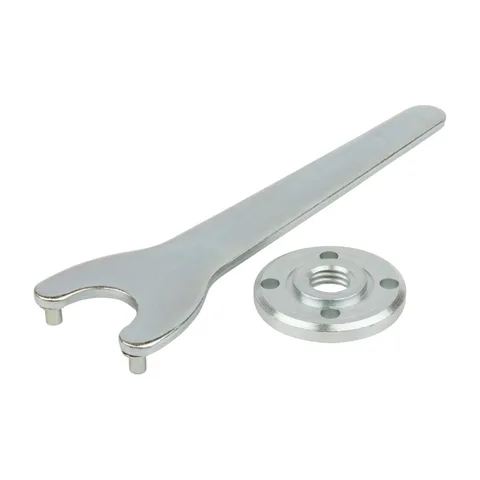 Wolfcraft – Ključ za brusilice za dve rupe + okrugla navrtka M 14 – 2457000