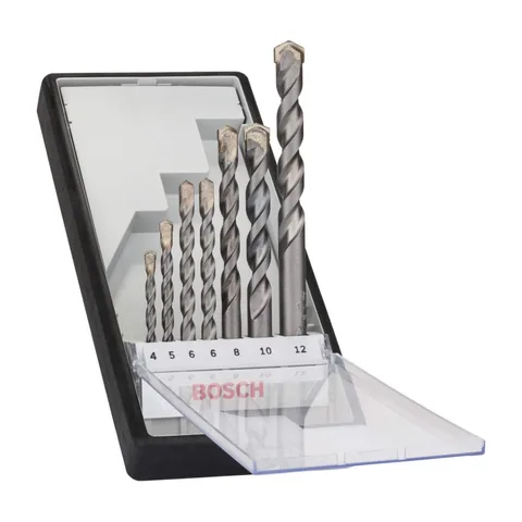 Bosch – 7-delni Robust Line set burgija za beton CYL-3 4; 5; 6; 6; 8; 10; 12 mm – 2607010545