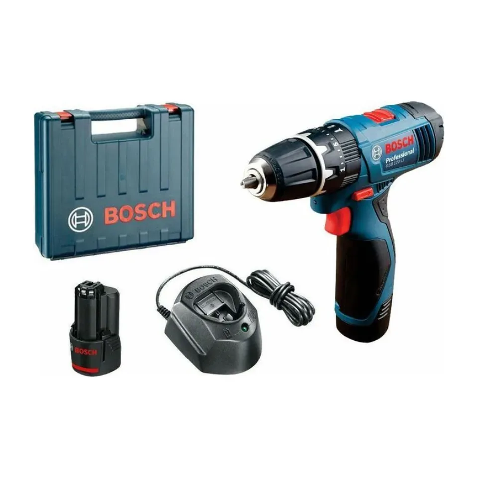 Akumulatorska vibraciona bušilica Bosch GSB 120-LI / 2x2.0 Ah 06019G8100