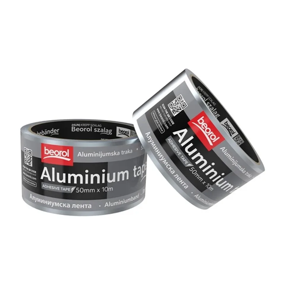 Aluminijumska traka Beorol srebrna 50mm x 10m AT10