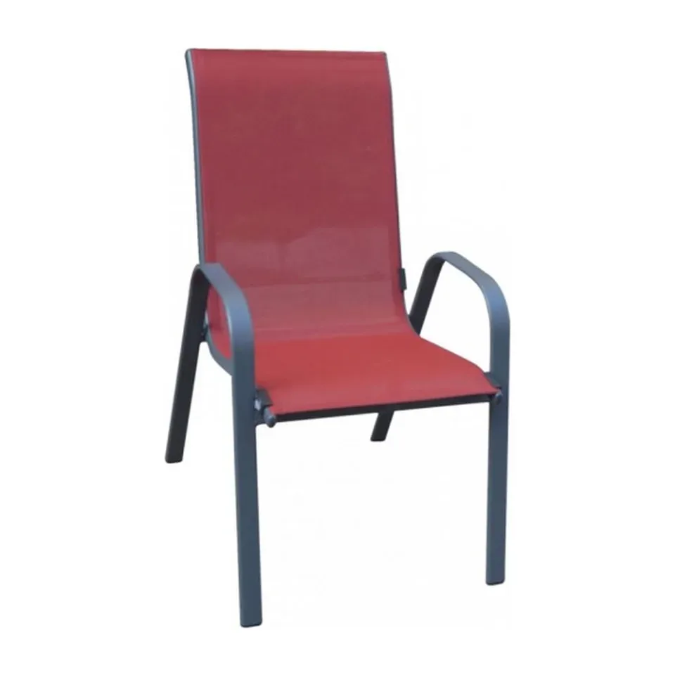 Baštenska stolica Green bay Como crvena 54.5 × 71 × 96 cm