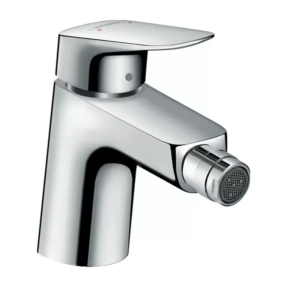 Baterija za bide Hansgrohe Logis 000 hrom sa odlivnim ventilom