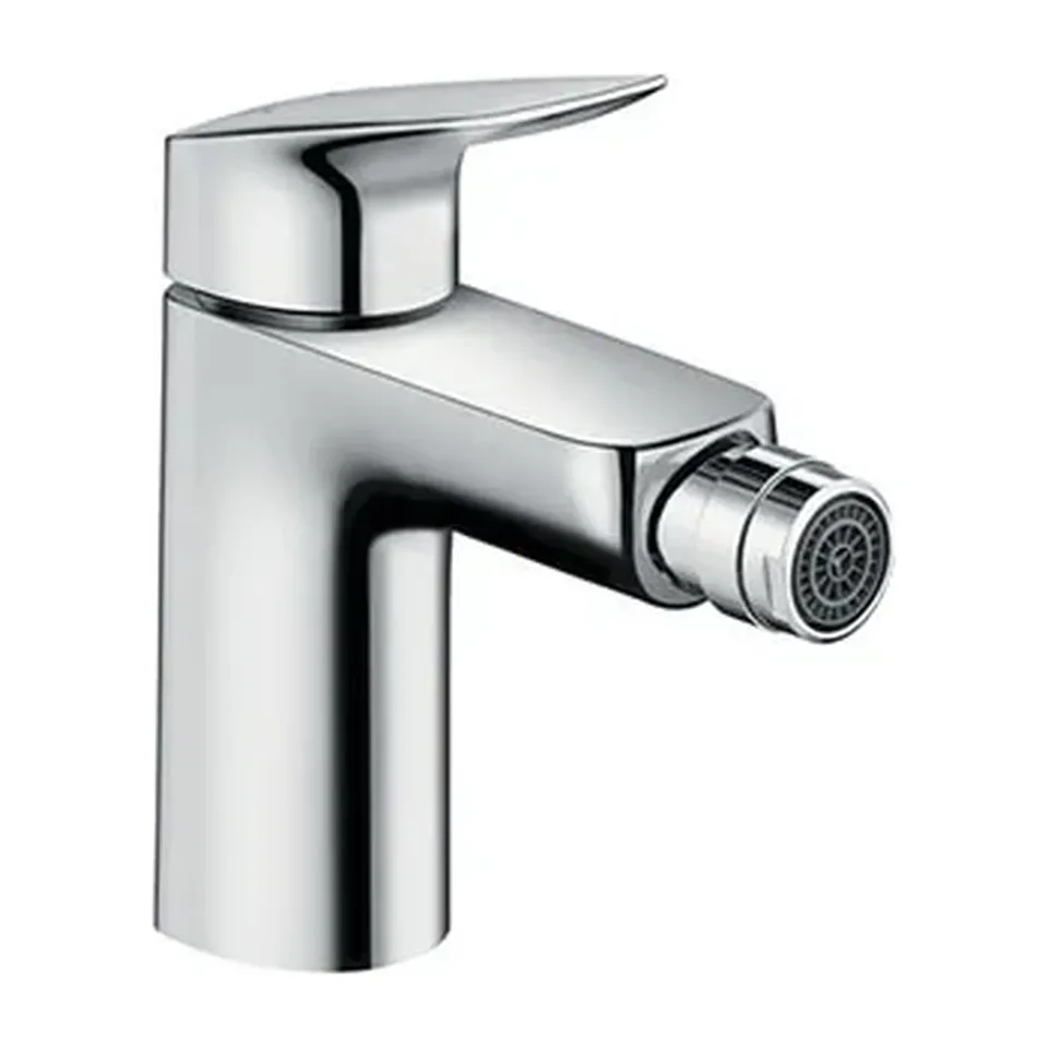Baterija za bide Hansgrohe Logis 000 hrom sa odlivnim ventilom