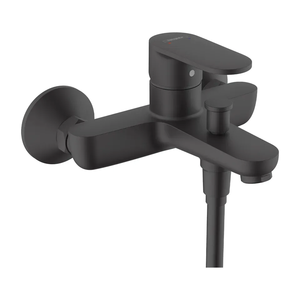 Baterija za kadu Hansgrohe Vernis Blend 670 mat crna sa prebacivačem