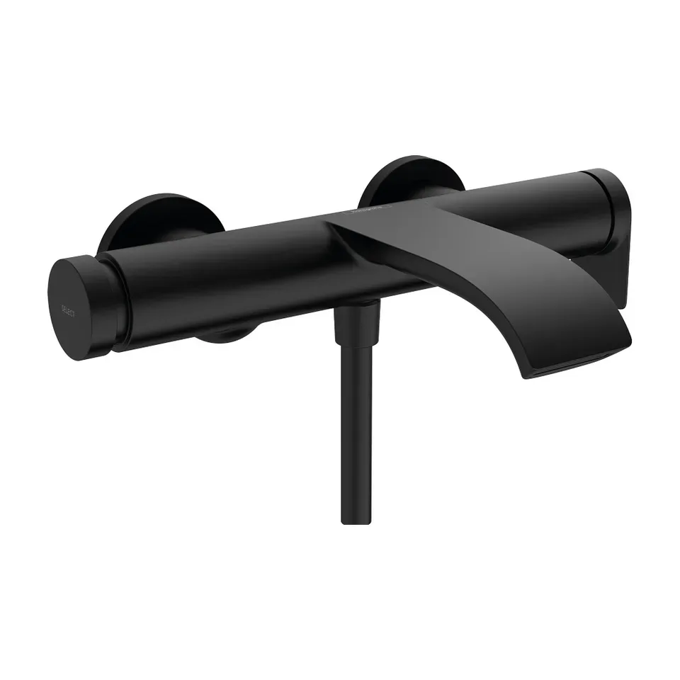 Baterija za kadu Hansgrohe Vivenis crna mat zidna, jednoručna