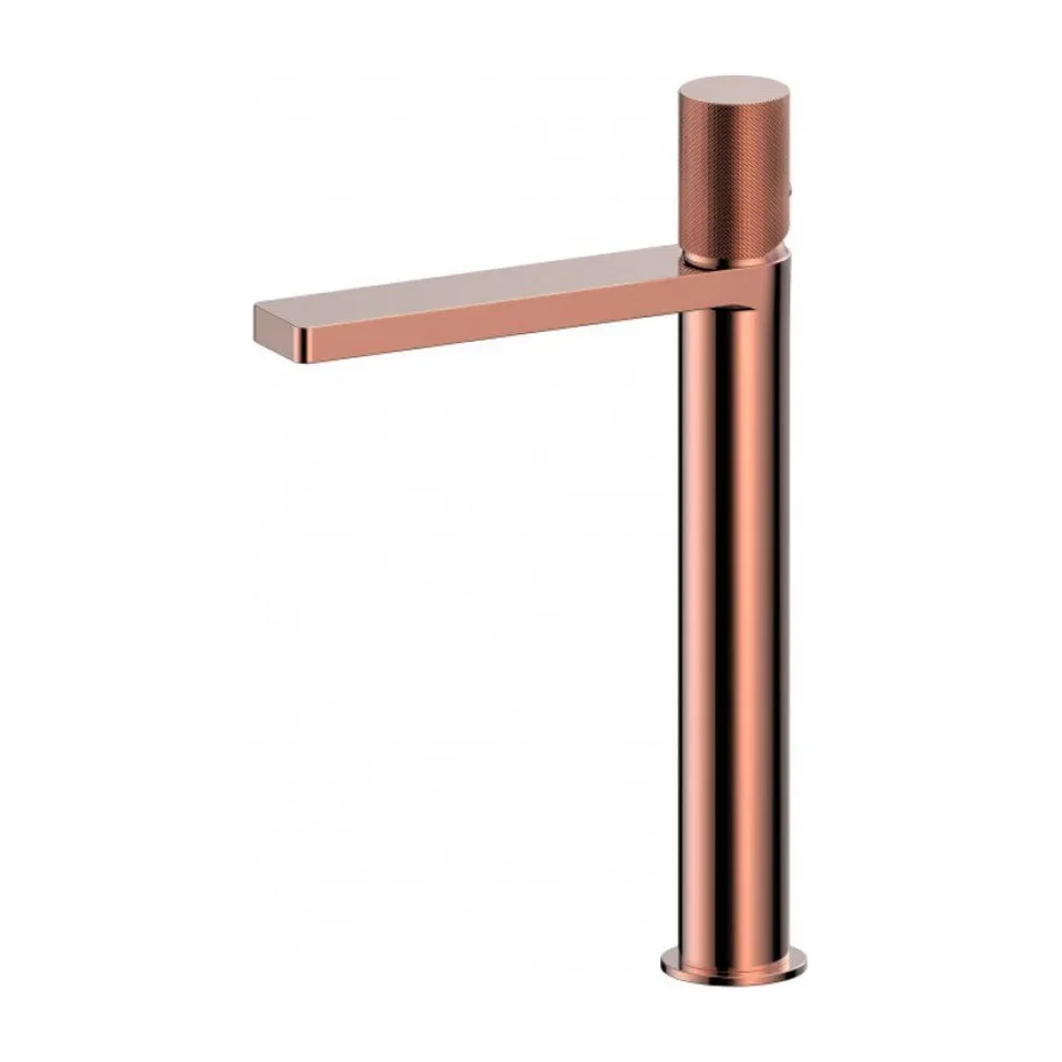 Baterija za lavabo Copen Nook Grip rose gold visoka