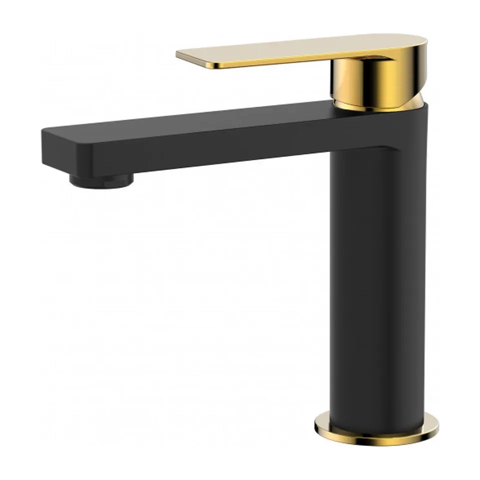 Baterija za lavabo Copen Nook mat crna / brušeno zlato