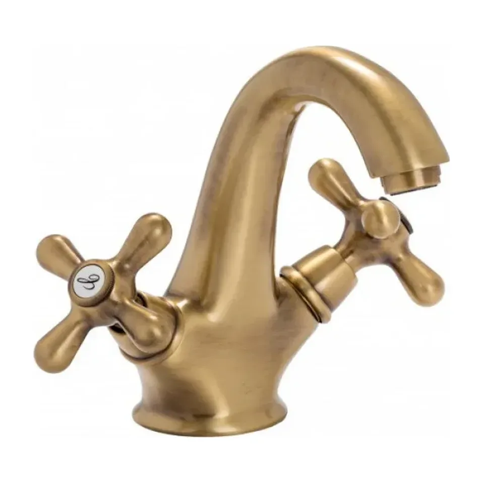 Baterija za lavabo Emmevi Deco bronza dvoručna