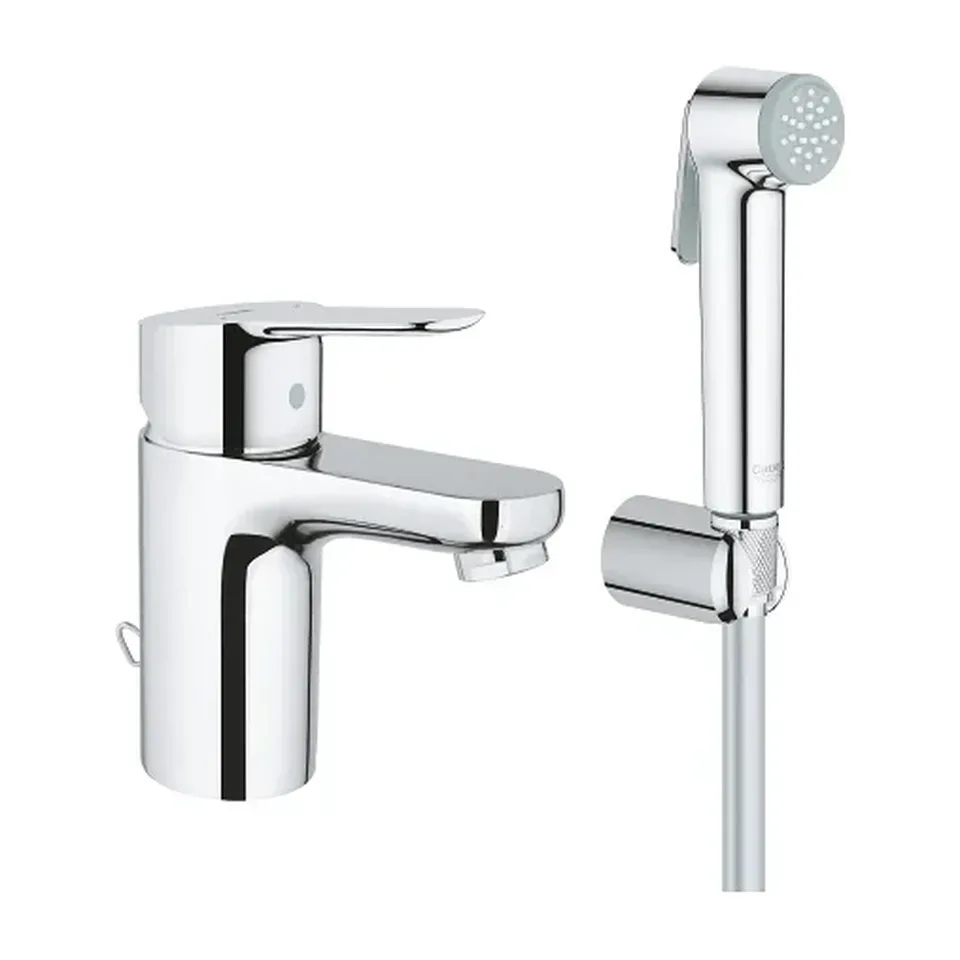 Baterija za lavabo Grohe BauEdge hrom sa tušem