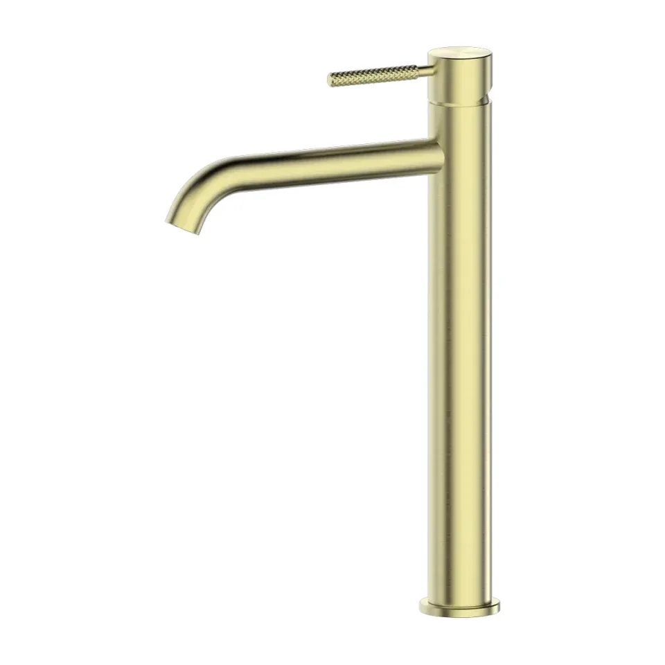 Baterija za lavabo Herz Luma zlatna visoka