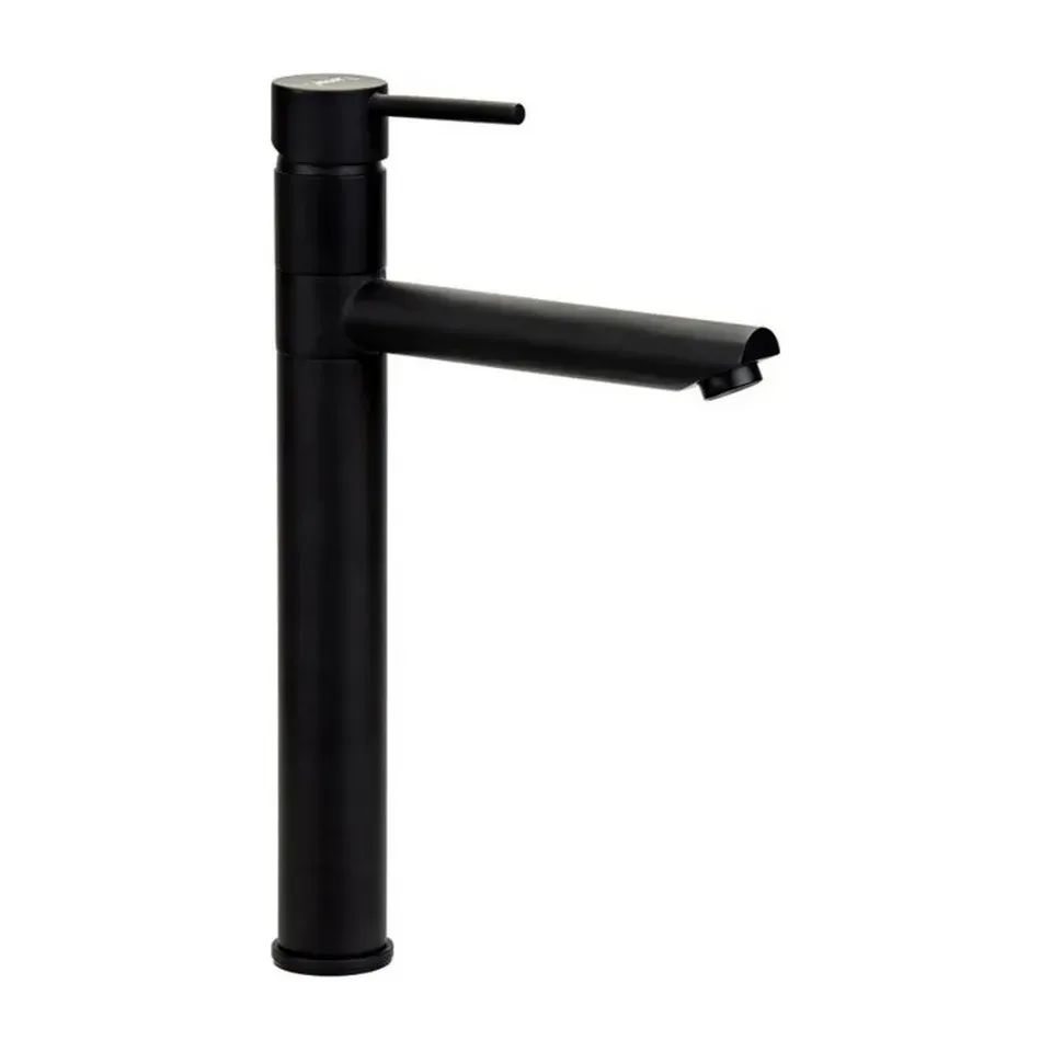 Baterija za lavabo Minotti Tubo crna visoka