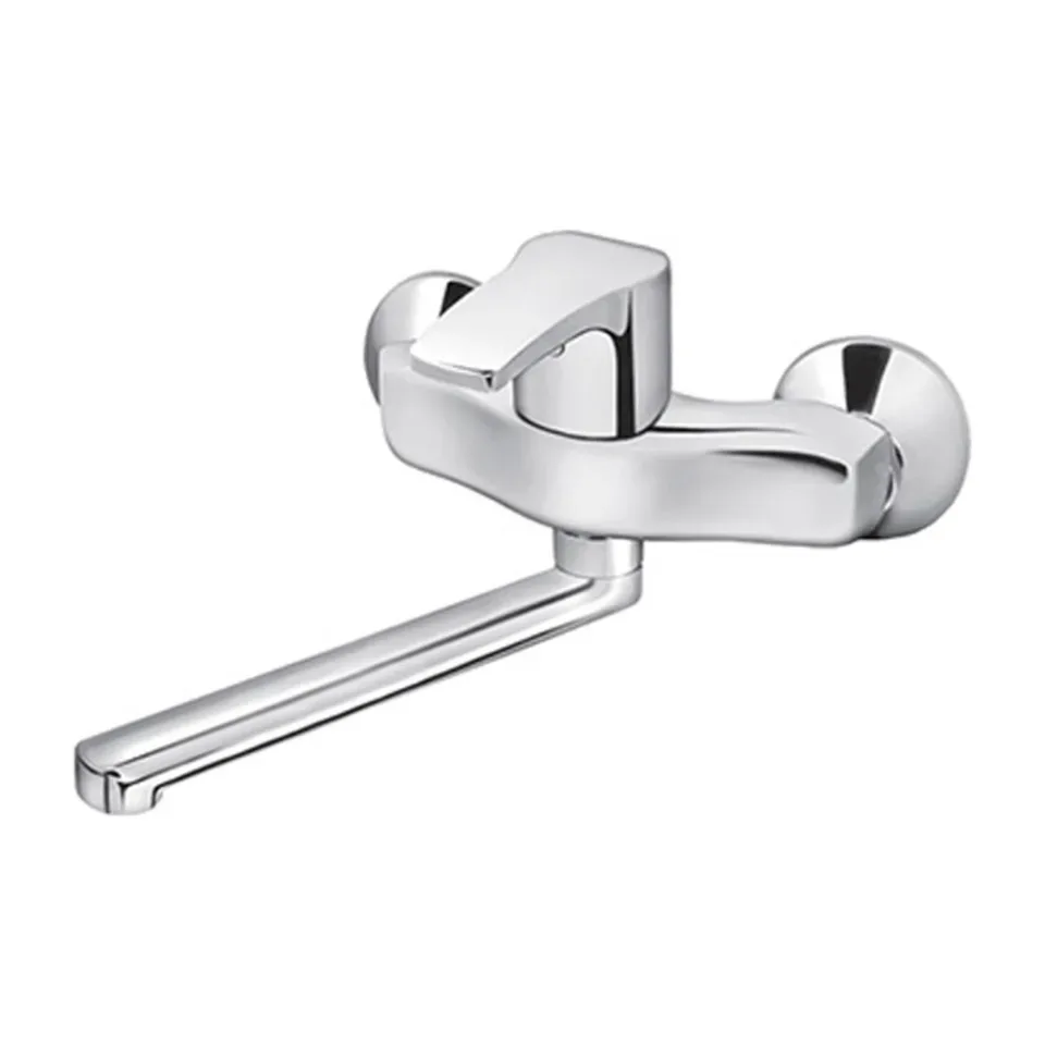 Baterija za lavabo Rosan Cubo hrom zidna 200mm