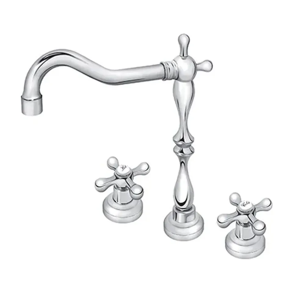 Baterija za lavabo Rosan Nostalgija hrom 3 rupe / 200 mm
