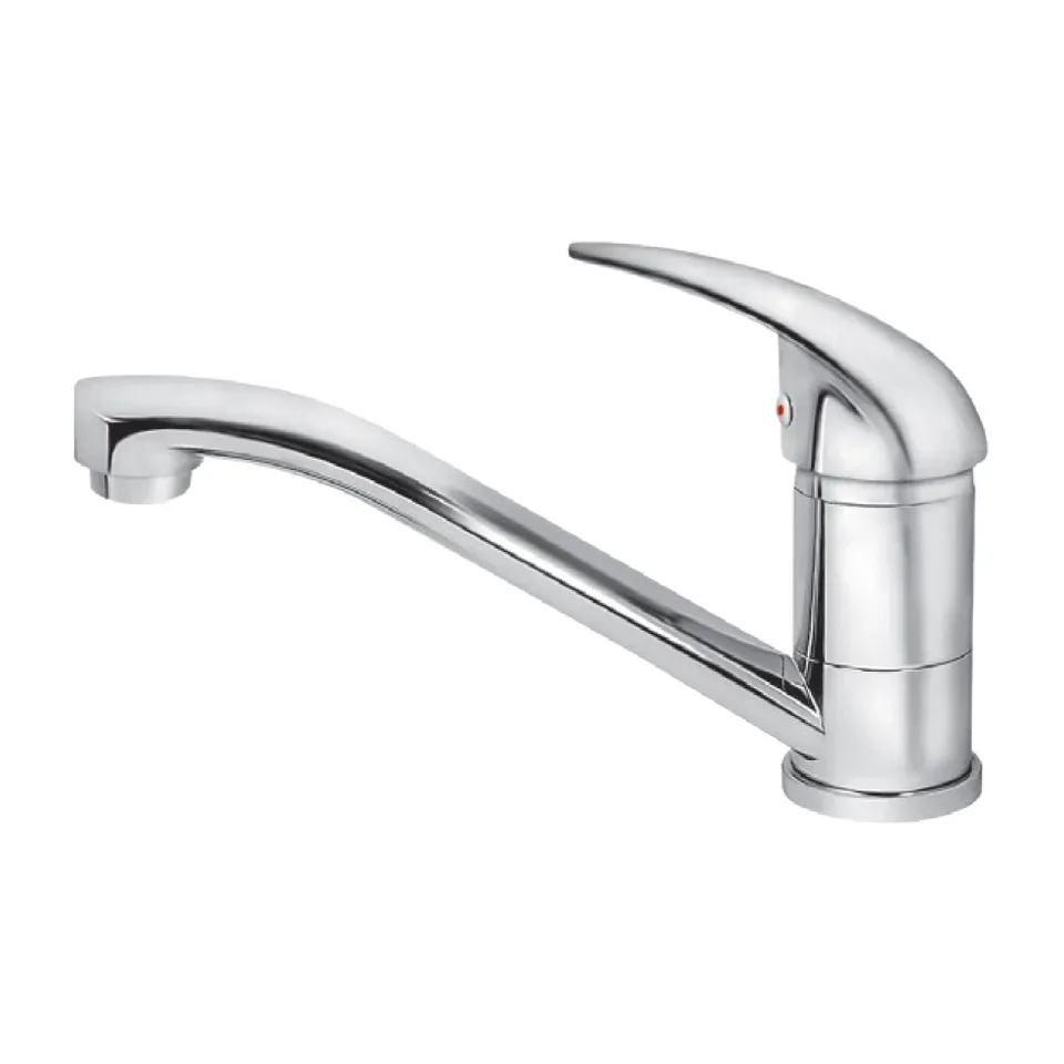 Baterija za lavabo Rosan Perla hrom 3 cevi, kratak izliv
