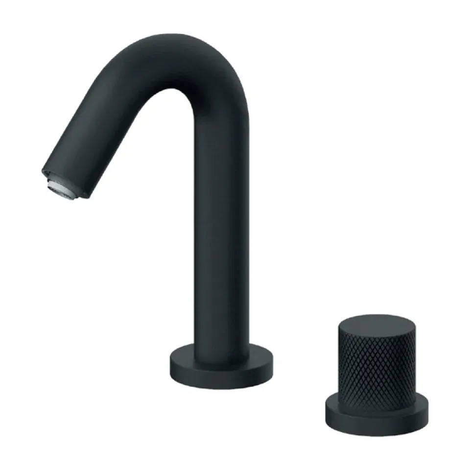 Baterija za lavabo Rosan S2 Black crna mat podgradna jednoručna